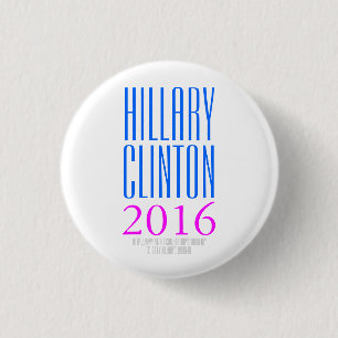 Badge Rond 2,50 Cm HILLARY CLINTON 2016 par HillaryClinton4u
