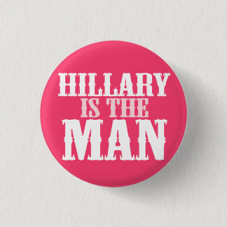 Badge Rond 2,50 Cm HIllary est le bouton d'HOMME