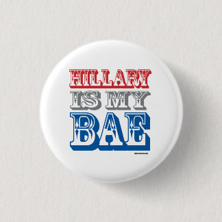 Badge Rond 2,50 Cm Hillary est mon BAE