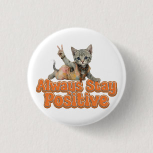 Badge Rond 2,50 Cm Hippie de paix personnalisée Sloth