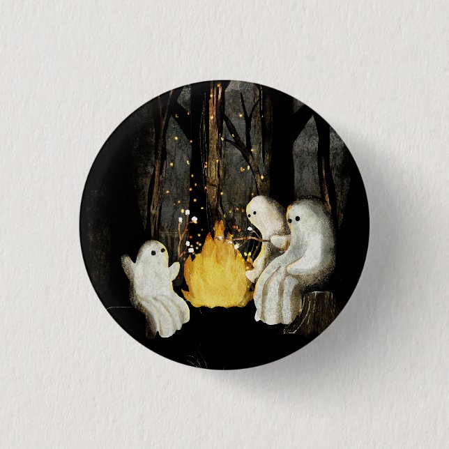 Badge Rond 2,50 Cm Histoires de fantômes (Devant)