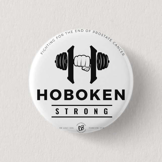 Badge Rond 2,50 Cm Hoboken Épingle forte (Devant)