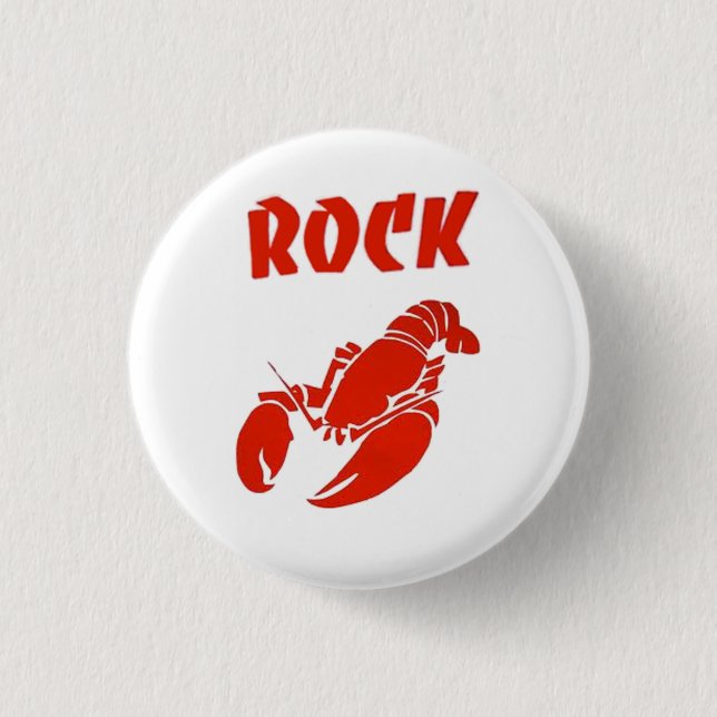 Badge Rond 2,50 Cm Homard de roche (Devant)