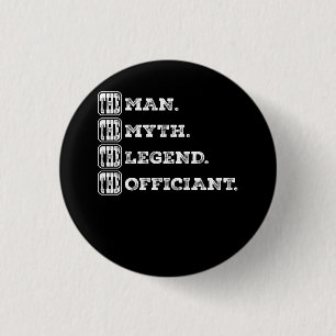 Badge Rond 2,50 Cm Hommes Mariages officiels du mariage officiel l'ho