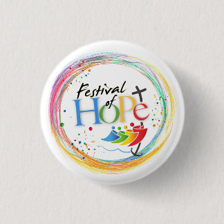 Badge Rond 2,50 Cm Hope party promotion buttons pins