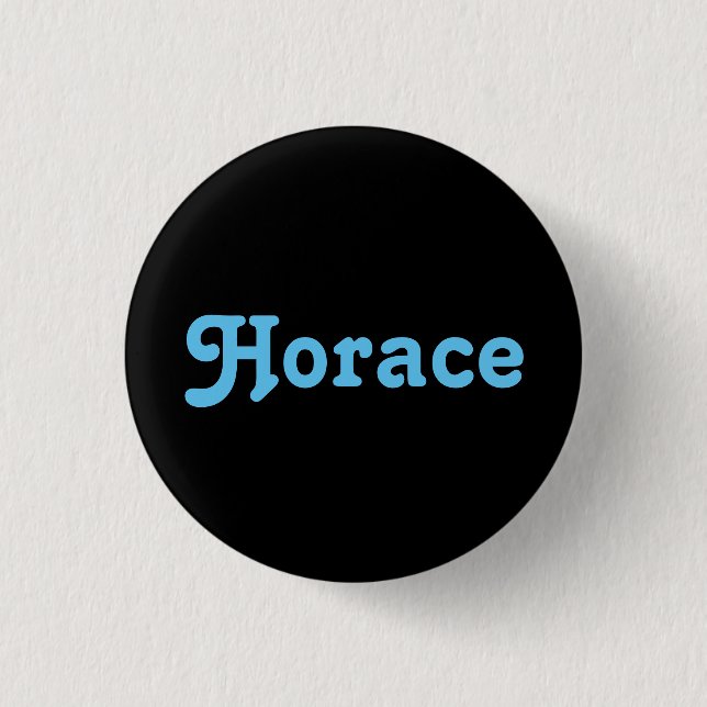 Badge Rond 2,50 Cm Horace du bouton (Devant)
