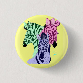 Badge Rond 2,50 Cm Horreur de zèbre