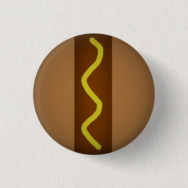 Badge Rond 2,50 Cm Hot dog (Devant)