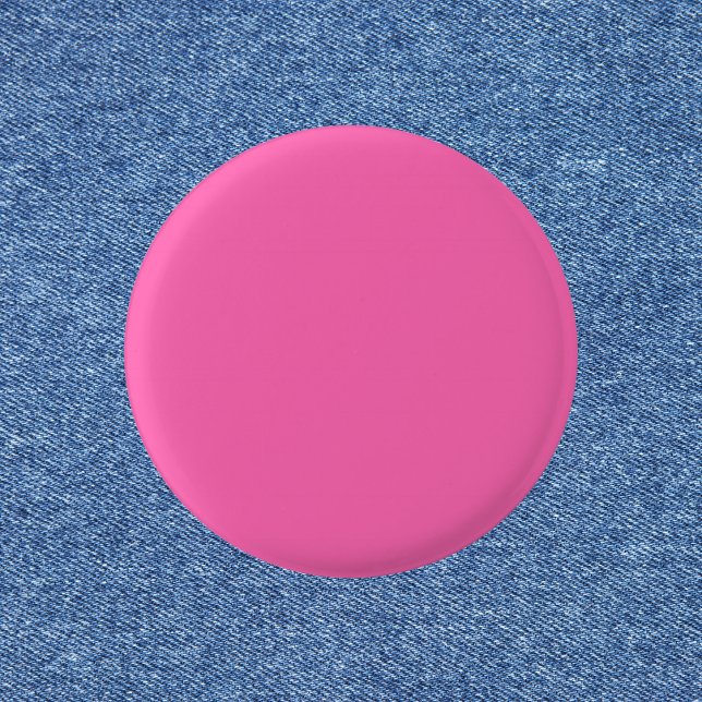 Badge Rond 2,50 Cm Hot Pink Solid Color (Créateur téléchargé)