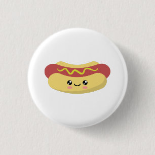 Badge Rond 2,50 Cm Hotdog
