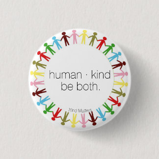 Badge Rond 2,50 Cm humain · aimable