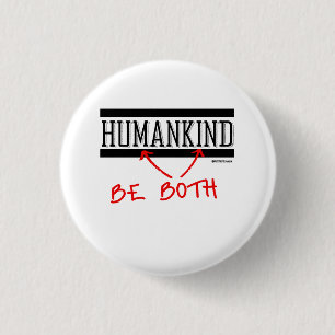 Badge Rond 2,50 Cm Humanité - soyez tous deux