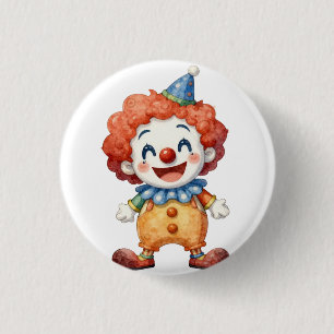 Badge Rond 2,50 Cm Humour de cirque clownesque