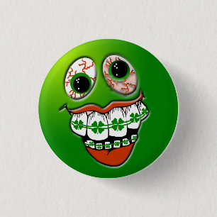 Badge Rond 2,50 Cm Humour de la fête de la St. Patrick Plaisanterie 
