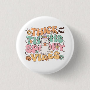 Badge Rond 2,50 Cm Humour Halloween Éffrayant