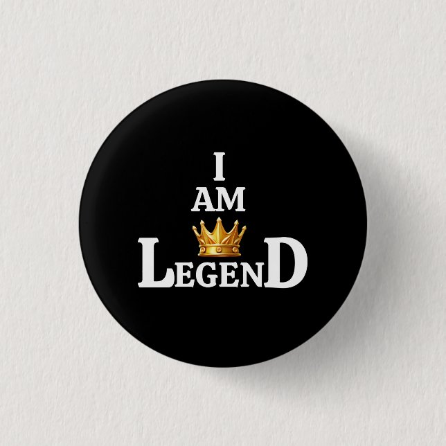 Badge Rond 2,50 Cm I Am Legend (Devant)
