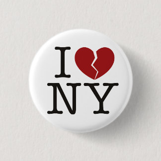Badge Rond 2,50 Cm I [coeur brisé] NY