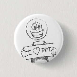 Badge Rond 2,50 Cm I : coeur : PPT