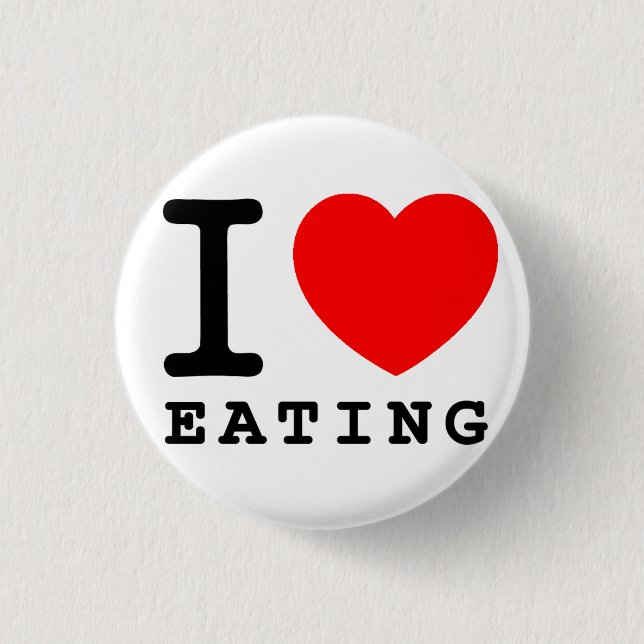 Badge Rond 2,50 Cm I consommation de coeur (Devant)