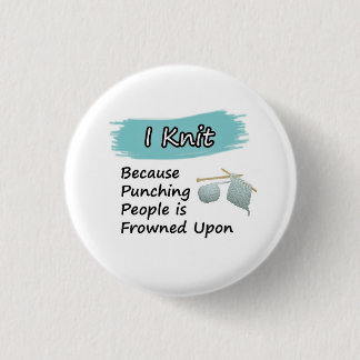 Badge Rond 2,50 Cm I Knit - Bouton