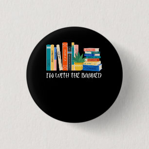 Badge Rond 2,50 Cm I_m avec Les Livres Interdits J'Ai Lu Les Livres I