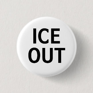 Badge Rond 2,50 Cm Ice Out Anti-Ice Button Pin