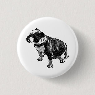 Badge Rond 2,50 Cm Ici et stable