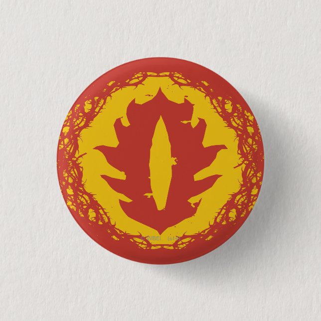 Badge Rond 2,50 Cm Icône de l'oeil de Sauron (Devant)