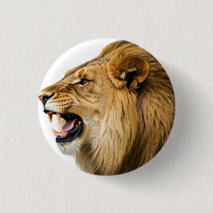 Badge Rond 2,50 Cm Icône : lion