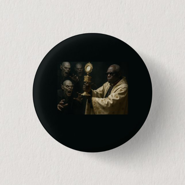 Badge Rond 2,50 Cm 'If the Pope were Blade' (Devant)