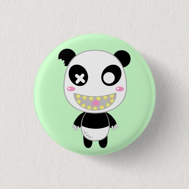 Badge Rond 2,50 Cm Ijimekko le panda (Devant)