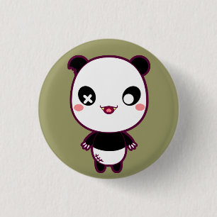 Badge Rond 2,50 Cm Ijimekko le panda de despote