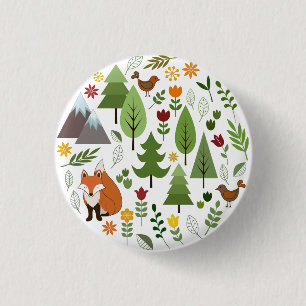 Badge Rond 2,50 Cm Illustrations scandinaves Cercle