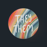 Badge Rond 2,50 Cm ILS/EUX Prononononouns Arc-en-ciel coloré<br><div class="desc">Décorez votre tenue avec ce bouton d'art cool. Ça fait un grand cadeau ! Vous pouvez le customiser et ajouter du texte. Consultez ma boutique pour plus de couleurs et de motifs ! Faites-moi savoir si vous aimeriez quelque chose de personnalisé aussi.</div>