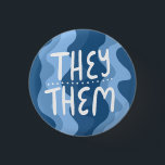 Badge Rond 2,50 Cm ILS/EUX Prononononouns Colorful handlettered Blue<br><div class="desc">Décorez votre tenue avec ce bouton d'art cool. Ça fait un grand cadeau ! Vous pouvez le customiser et ajouter du texte. Consultez ma boutique pour plus de couleurs et de motifs ! Faites-moi savoir si vous aimeriez quelque chose de personnalisé aussi.</div>