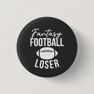 Badge Rond 2,50 Cm Imaginaire Football Loser Football Imaginaire drôl