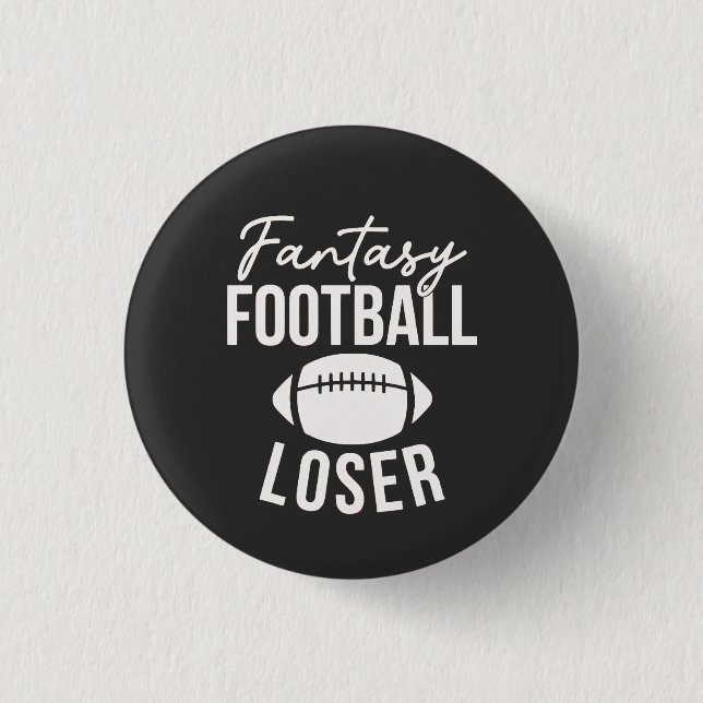 Badge Rond 2,50 Cm Imaginaire Football Loser Football Imaginaire drôl (Devant)