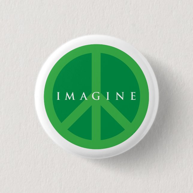 Badge Rond 2,50 Cm Imaginez la paix (Devant)