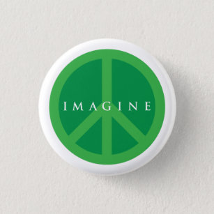 Badge Rond 2,50 Cm Imaginez la paix