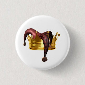 Badge Rond 2,50 Cm Imbéciles et Rois Logo Button