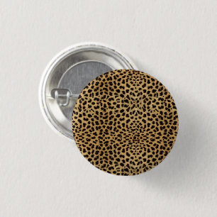 Badge Rond 2,50 Cm Impression Cheetah