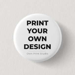 Badge Rond 2,50 Cm Impression personnalisée Impression de mes propr