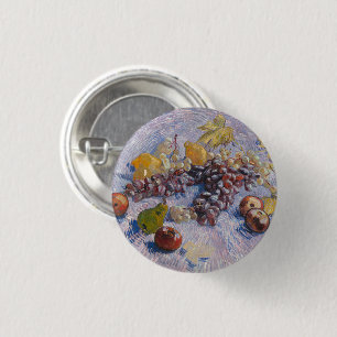 Badge Rond 2,50 Cm Impression sur toile d'art de Van Gogh Raisins et