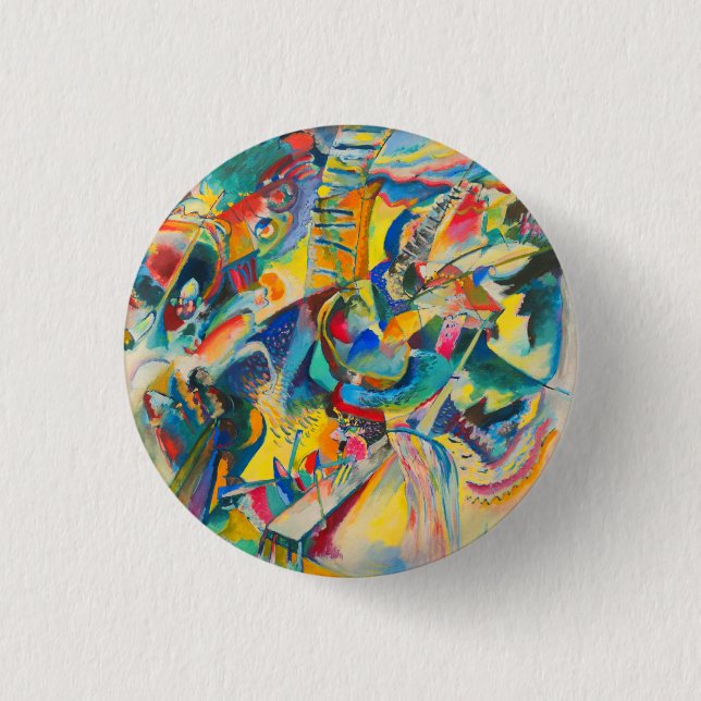 Badge Rond 2,50 Cm Improvisation Klamm par Kandinsky (Devant)