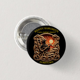 Badge Rond 2,50 Cm Incendies Insigne Des Héros De Tous Les Jours