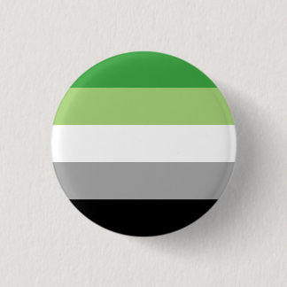 Badge Rond 2,50 Cm Indicateur de la fierté aromantique/aro
