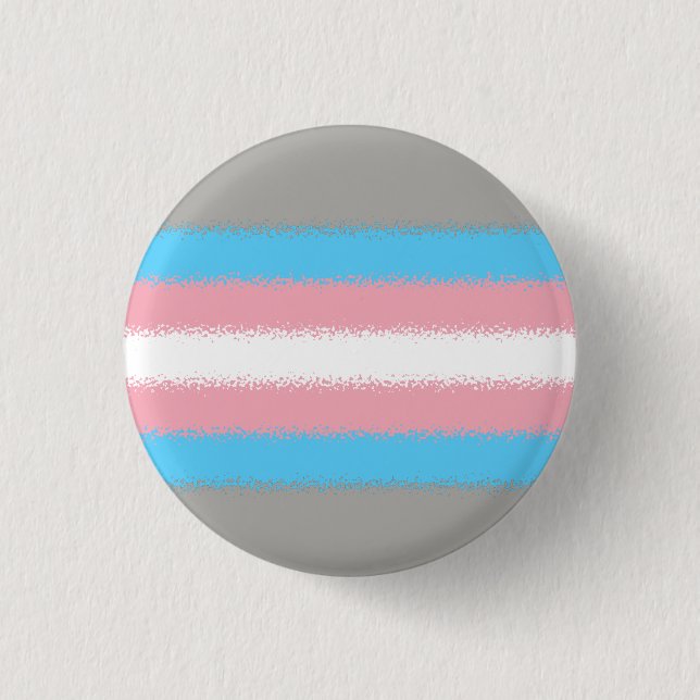 Badge Rond 2,50 Cm Indicateur de la Trans Pride (Devant)