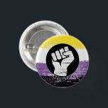 Badge Rond 2,50 Cm Indicateur de manifestation non binaire peinte<br><div class="desc">LGBTQ  Pride et Activism Apparel de LGBTShirts.com Parcourez plus de 10 000 cadeaux de marque de fierté,  LGBTQ  Humour,  Égalité,  Argot,  & Designs de culture. Magasinez pour les vêtements les plus uniques Gay,  Lesbian,  Bi,  Trans et Queer sur le web. Vous trouverez tout,  de Gay à Z @ http://www.LgbtShirts.com</div>