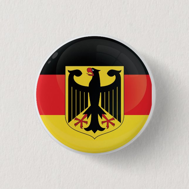 Badge Rond 2,50 Cm Indicateur d'icône arrondi Allemagne (Devant)