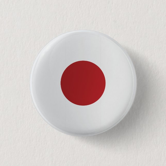 Badge Rond 2,50 Cm Indicateur d'icône du Japon (Devant)